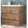Тумба напольная с раковиной Art&Max FAMILY-M-750-3C-PIA-HG 75 см, дуб харбор золотой - Тумба напольная с раковиной Art&Max FAMILY-M-750-3C-PIA-HG 75 см, дуб харбор золотой фото