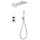 Душевая система для душа с термостатом Abber Weiss Insel AF8052 -  Душевая система для душа с термостатом Abber Weiss Insel AF8052 фото