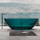 Ванна прозрачная Abber Kristall 180x85 см AT9702Aquamarin, бирюзовый - Ванна прозрачная Abber Kristall 180x85 см AT9702Aquamarin, бирюзовый фото