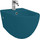 Биде подвесное ArtCeram File 2.0 FLB001 42 00, verde petrolio - Биде подвесное ArtCeram File 2.0 FLB001 42 00, verde petrolio фото