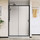 Душевая дверь Vincea City 120 см VDS-5CT120CLB, черный/прозрачное - Душевая дверь Vincea City 120 см VDS-5CT120CLB, черный/прозрачное фото