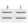 Тумба подвесная с раковиной Cezares ECO-1200-4C-SO-2-BO+CZR-1200/480-2-LV-MR-ECO 120 см, Bianco Opaco - Тумба подвесная с раковиной Cezares ECO-1200-4C-SO-2-BO+CZR-1200/480-2-LV-MR-ECO 120 см, Bianco Opaco фото