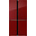 Холодильник Side by Side Hiberg RFQ-500DX NFGR inverter, красное стекло - Холодильник Side by Side Hiberg RFQ-500DX NFGR inverter, красное стекло фото