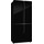 Холодильник Side by Side NordFrost RFQ 510 NFGB inverter (чёрное стекло) - Холодильник Side by Side NordFrost RFQ 510 NFGB inverter (чёрное стекло) фото