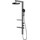 Душевая стойка Vincea Inspire VSFS-3I11GM, вороненая сталь - Душевая стойка Vincea Inspire VSFS-3I11GM, вороненая сталь фото