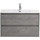Тумба подвесная с раковиной BelBagno KRAFT 39-800/390-2C-SO-CG 80 см, Cemento Grigio - Тумба подвесная с раковиной BelBagno KRAFT 39-800/390-2C-SO-CG 80 см, Cemento Grigio фото