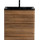 Тумба напольная с раковиной BelBagno ALBANO-1000-2C-PIA-RR 100 см, Rovere Rustico (раковина BB1000/455-LV-ART-ALR-NERO), Цвет фасада: Rovere Rustico Nero - Тумба напольная с раковиной BelBagno ALBANO-1000-2C-PIA-RR 100 см, Rovere Rustico (раковина BB1000/455-LV-ART-ALR-NERO), Цвет фасада: Rovere Rustico Nero фото