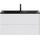 Тумба подвесная с раковиной BelBagno ACQUA-1000-2C-SO-BL 100 см, Bianco Lucido (раковина BB1000/455-LV-ART-ALR-NERO), Цвет фасада: Bianco Lucido Nero - Тумба подвесная с раковиной BelBagno ACQUA-1000-2C-SO-BL 100 см, Bianco Lucido (раковина BB1000/455-LV-ART-ALR-NERO), Цвет фасада: Bianco Lucido Nero фото