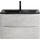 Тумба подвесная с раковиной BelBagno ACQUA-1000-2C-SO-CVG 100 см, Cemento Verona Grigio (раковина BB1000/455-LV-ART-ALR-NERO), Цвет фасада: Cemento Verona Grigio Nero - Тумба подвесная с раковиной BelBagno ACQUA-1000-2C-SO-CVG 100 см, Cemento Verona Grigio (раковина BB1000/455-LV-ART-ALR-NERO), Цвет фасада: Cemento Verona Grigio Nero фото
