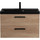 Тумба подвесная с раковиной BelBagno AURORA-800-2C-SO-RNN 80 см, Rovere Nebrasca Nature (раковина BB800/450-LV-ART-AST-NERO), Цвет фасада: Rovere Nebrasca Nature Nero - Тумба подвесная с раковиной BelBagno AURORA-800-2C-SO-RNN 80 см, Rovere Nebrasca Nature (раковина BB800/450-LV-ART-AST-NERO), Цвет фасада: Rovere Nebrasca Nature Nero фото