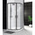 Душевое ограждение BelBagno 90x90 см UNO-195-R-2-90-P-NERO, черный/рифлёное - Душевое ограждение BelBagno 90x90 см UNO-195-R-2-90-P-NERO, черный/рифлёное фото