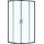 Душевое ограждение Azario Milton 100х100 см AZ-ND2142 1000 Black, черный/прозрачное - Душевое ограждение Azario Milton 100х100 см AZ-ND2142 1000 Black, черный/прозрачное фото