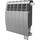 Радиатор Royal Thermo BiLiner 350 VR Silver Satin 480х430 мм (6 секций) - Радиатор Royal Thermo BiLiner 350 VR Silver Satin 480х430 мм (6 секций) фото