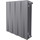 Радиатор Royal Thermo PianoForte 500 Silver Satin VDR80 640х590 мм (8 секций) - Радиатор Royal Thermo PianoForte 500 Silver Satin VDR80 640х590 мм (8 секций) фото