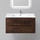 Тумба подвесная с раковиной BelBagno 90 см ETNA-900-2C-SO-RW-P (раковина LOV-900-LVB) Rovere Moro, Цвет фасада: Rovere Moro - Тумба подвесная с раковиной BelBagno 90 см ETNA-900-2C-SO-RW-P (раковина LOV-900-LVB) Rovere Moro, Цвет фасада: Rovere Moro фото