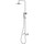 Душевая стойка Boheme Stick 128-WCR.2, white chrome, Цвет производителя: white chrome - Душевая стойка Boheme Stick 128-WCR.2, white chrome, Цвет производителя: white chrome фото