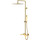 Душевая стойка Boheme Qubic 478-G, gold, Цвет производителя: gold - Душевая стойка Boheme Qubic 478-G, gold, Цвет производителя: gold фото