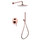 Душевая система для душа Abber Wasser Kreis AF8118RG, розовое золото фото 
