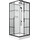 Душевая кабина Niagara Standart 100x100 см R ST100/15QR/KL/BKT, чёрный/прозрачное - Душевая кабина Niagara Standart 100x100 см R ST100/15QR/KL/BKT, чёрный/прозрачное фото