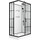 Душевая кабина Niagara Standart 100x80 см R ST100/80/15QR/KL/BKT, чёрный/прозрачное - Душевая кабина Niagara Standart 100x80 см R ST100/80/15QR/KL/BKT, чёрный/прозрачное фото