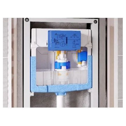 Инсталляция с подвесным унитазом комплект: Ideal Standard Prosys Frame 120 M R020467 с подвесным безободковым унитазом Azario Grado AZ-0046-N сиденье микролифт, крепление фото 4