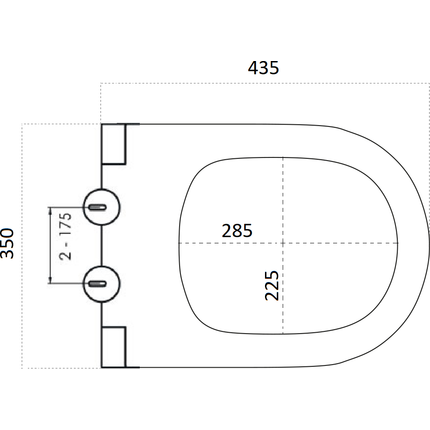 Сиденье с крышкой для унитаза Boheme Avva Bello микролифт 976-W фото 2