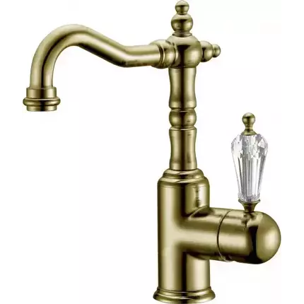 Смеситель для раковины высокий Boheme Medici Ripresa 302-SW, бронза -  Смеситель для раковины высокий Boheme Medici Ripresa 302-SW, бронза фото