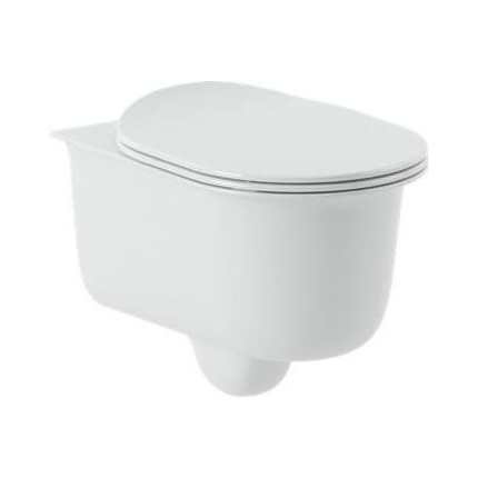 Унитаз подвесной безободковый ArtCeram Chic CHV001 05 00, белый матовый фото 2