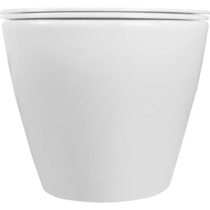 Унитаз подвесной безободковый Azario Grado AZ-0046 с тонкой крышкой микролифт фото 5