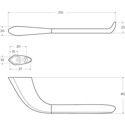 Держатель для туалетной бумаги Cezares Liner LINER-PH-01, Цвет производителя: хром - 2 Держатель для туалетной бумаги Cezares Liner LINER-PH-01, Цвет производителя: хром фото 2