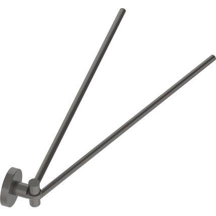 Держатель для полотенца Cezares Relax RELAX-THD-S-GM, цвет оружейная сталь - 2 Держатель для полотенца Cezares Relax RELAX-THD-S-GM, цвет оружейная сталь фото 2