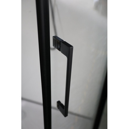 Душевая кабина CeruttiSpa 100х100 см Viva101B (безсиликоновая сборка) чёрный/прозрачное фото 6