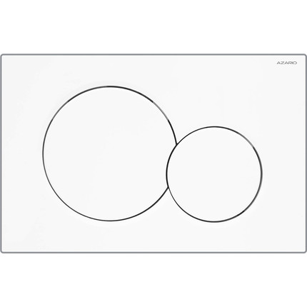 Кнопка смыва Azario AZ-010.01, белый глянцевый фото 