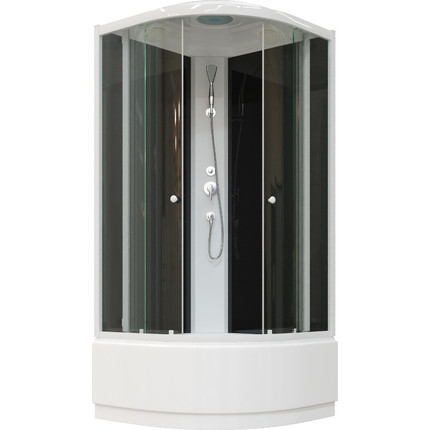 Душевая кабина Parly Classic Эконом 80х80 см EC821, белый/тонированное фото 3