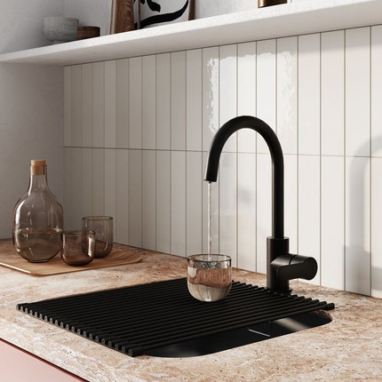 Ролл-мат для кухонной мойки Iddis Kitchen Line ROL35BLi59, чёрный - 3 Ролл-мат для кухонной мойки Iddis Kitchen Line ROL35BLi59, чёрный фото 3