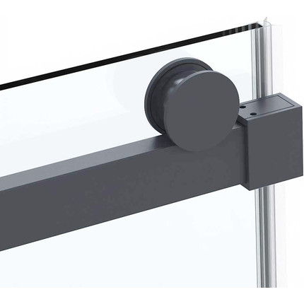 Душевое ограждение Vincea Como Soft 130x100 см VSR-1CS1013CLGM (стекло 8 мм) вороненая сталь/прозрачное фото 7