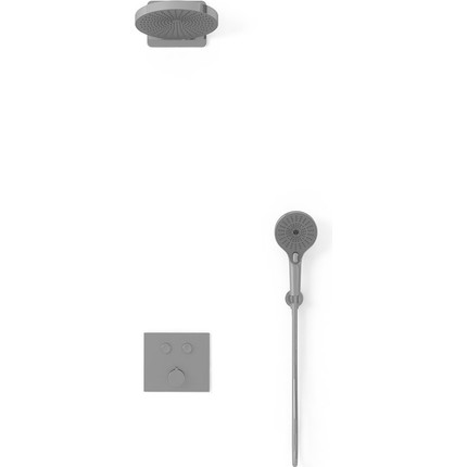 Душевая система для душа Vincea VSFW-4I211GM, вороненая сталь фото 3