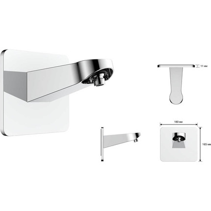 Душевая система для ванны с термостатом Vincea VSFW-433TI3CH - 15 Душевая система для ванны с термостатом Vincea VSFW-433TI3CH фото 15