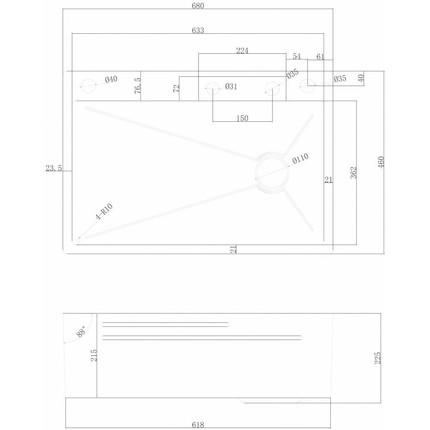 Кухонная мойка Abber Wasser Kreis AF2194SP, сатин, Цвет производителя: сатин фото 4