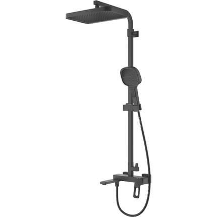 Душевая система Raglo R51.24.06, чёрный фото 