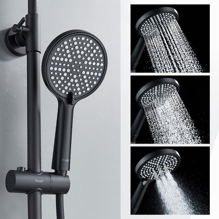 Душевая система Raglo R31.24.06, чёрный фото 9