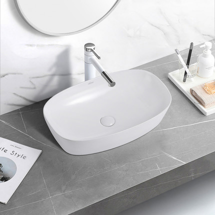 Раковина-чаша Abber Rechteck 60 см AC2206, белый фото 4