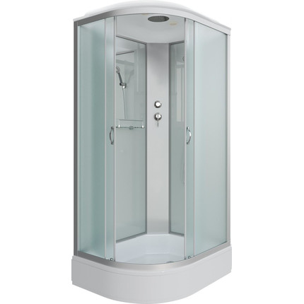 Душевая кабина Niagara Classic 110x80 см NG-33184-14R, хром/матовое (безсиликоновая сборка) фото 