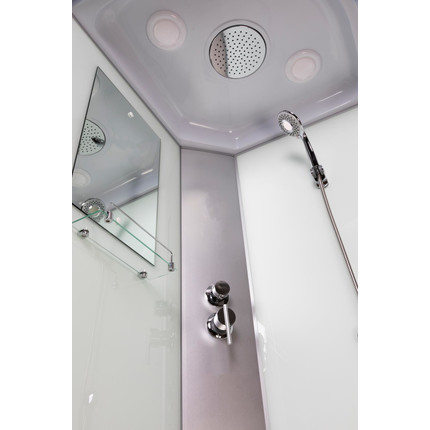 Гидробокс Niagara Classic 120x90 см NG-33294-14RF, серебро/матовое (безсиликоновая сборка) фото 13