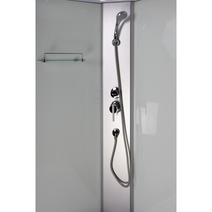 Душевая кабина Niagara Eco 120x80 см E120/80/13L/MT, хром матовый/матовое (безсиликоновая сборка) фото 5