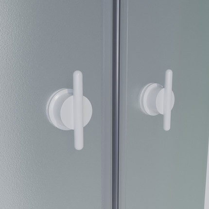 Душевая кабина Niagara Promo 110x80 см P110/80/26L/MT, белый/матовое (безсиликоновая сборка) фото 5