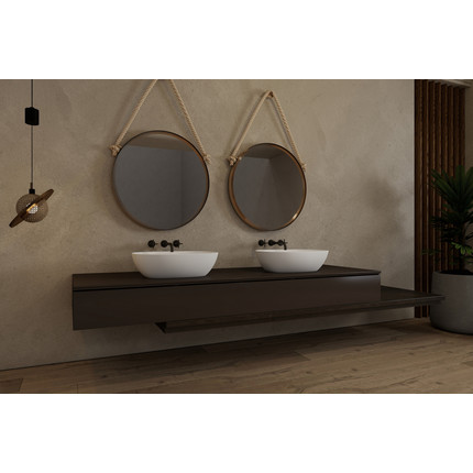 Раковина-чаша Abber Stein 56 см AS2636, белый матовый фото 2