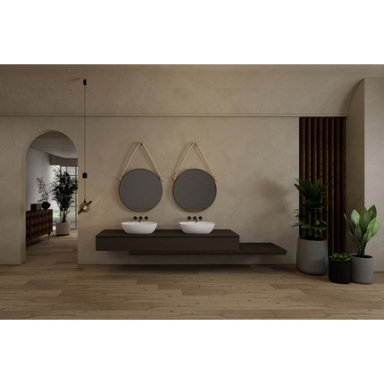 Раковина-чаша Abber Stein 56 см AS2636, белый матовый фото 3