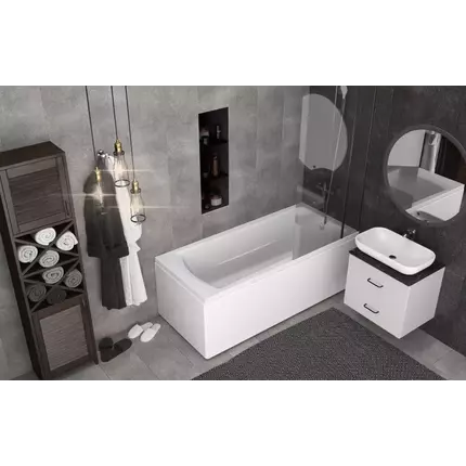 Ванна акриловая 1Marka Prime 180x75 см, Размер - мм: 1800х750 фото 9