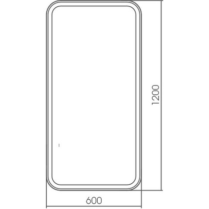 Зеркало Azario Мальта 60 см LED-00002936 фото 18